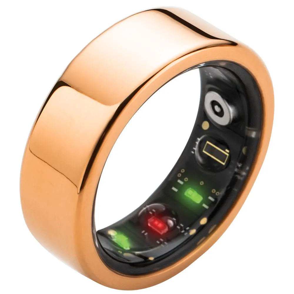 Topkwaliteit Fashion Dropshipping Zwart Zilveren Slaapmonitor Bloedzuurstof Hartslagvariabiliteit Temperatuur Smart Ring Titanium
