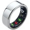 Topkwaliteit Fashion Dropshipping Zwart Zilveren Slaapmonitor Bloedzuurstof Hartslagvariabiliteit Temperatuur Smart Ring Titanium