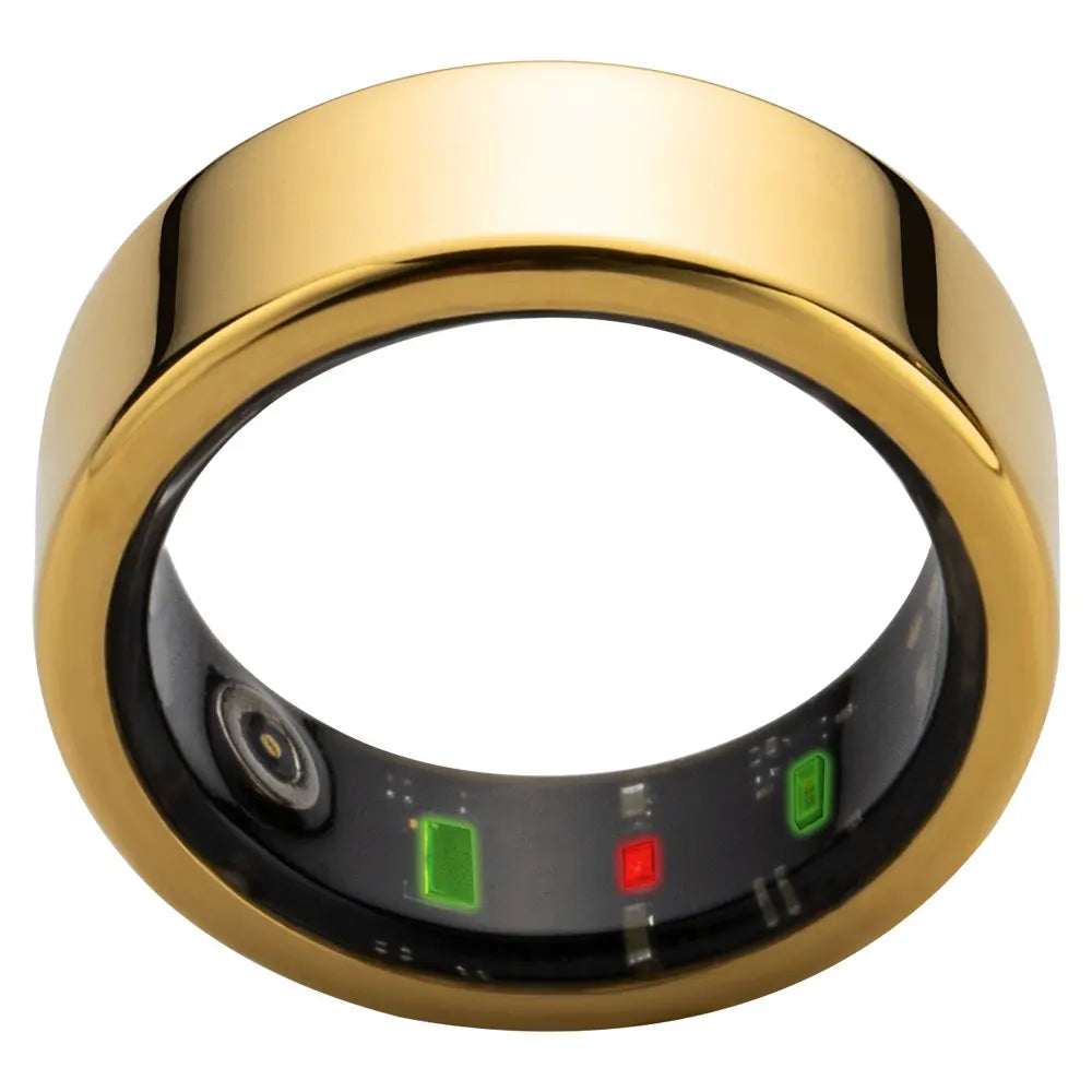 Topkwaliteit Fashion Dropshipping Zwart Zilveren Slaapmonitor Bloedzuurstof Hartslagvariabiliteit Temperatuur Smart Ring Titanium