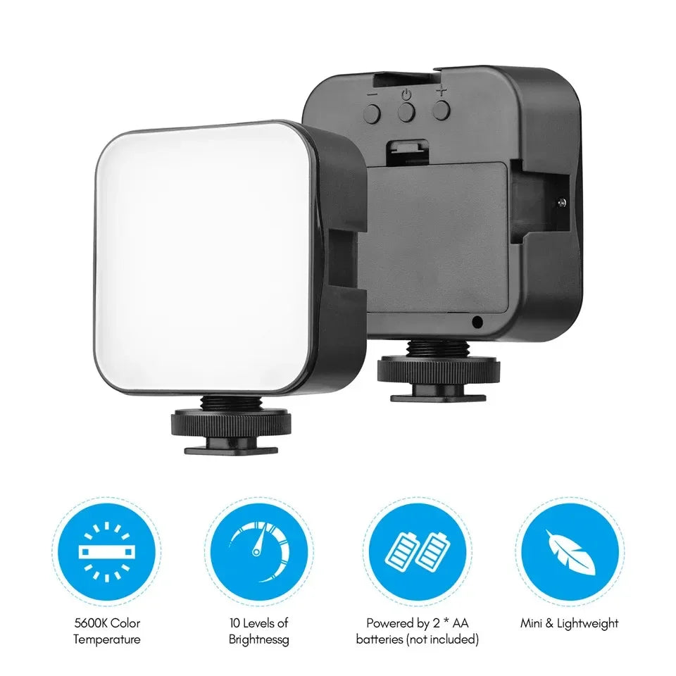 Universal Photography Video Handheld Vlog Stand Stabilizer Kit LED Light Microphone Remote Shutter Phone Camera Recording