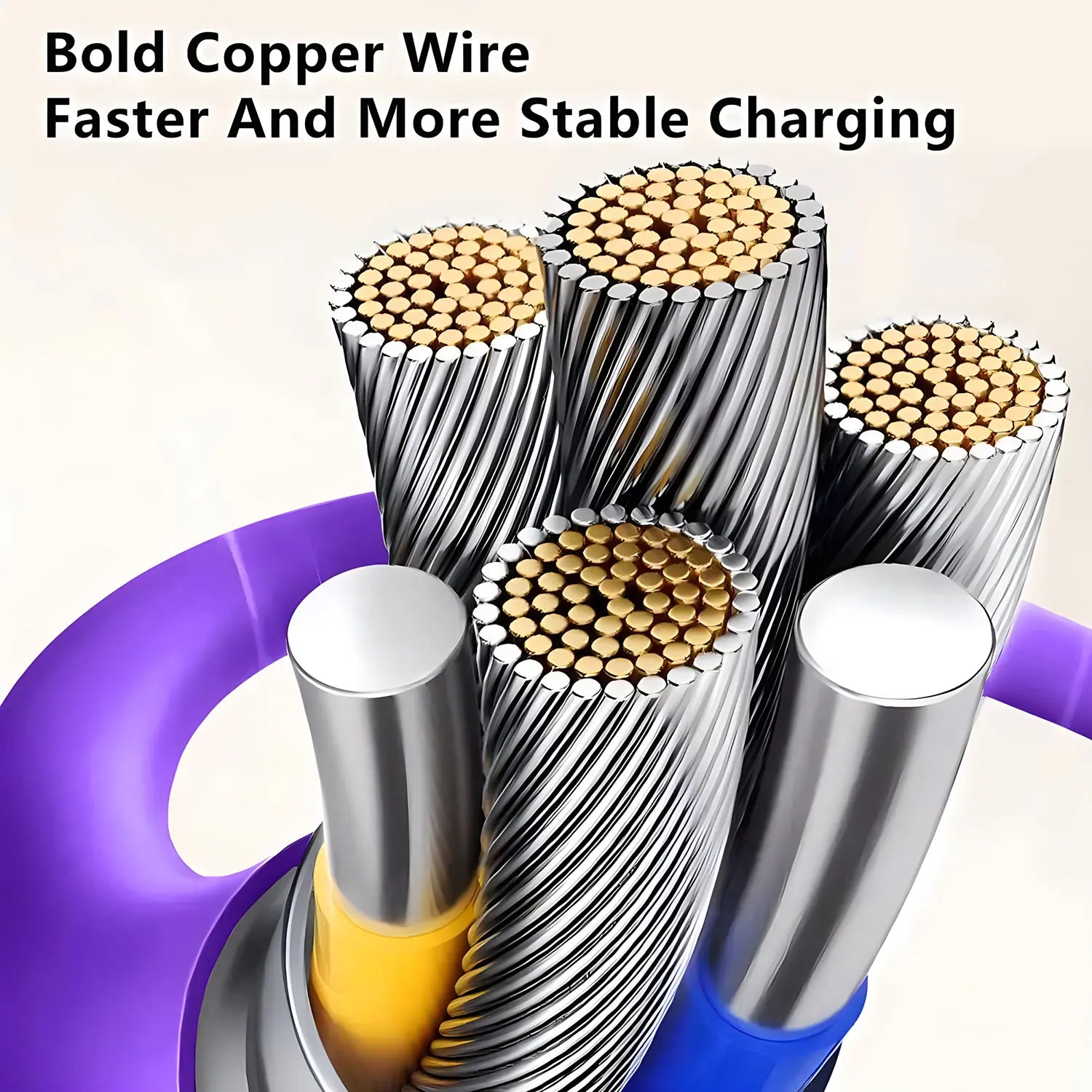 4 IN 1Multifunctional Fast Charging Cable USB A USB C to TypeC Lighting For Iphone 16 15 14 13 Huawei Xiaomi POCO Samsung